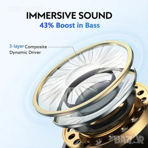 Безжични слушалки висок клас QCY T17, BLUETOOTH 5.1, снимка 10 - Bluetooth слушалки - 48647754