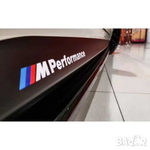 M Performance Стикер 300мм Винил – Бял/Черен за BMW, снимка 3 - Аксесоари и консумативи - 54298821