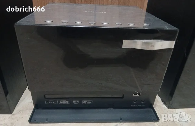 Аудио DVD уредба Samsung USB CD FM Aux с тонколони , снимка 3 - Аудиосистеми - 56056479