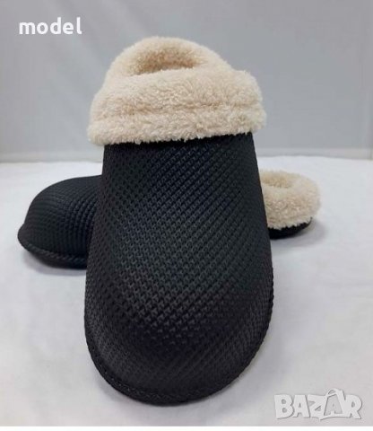 Дамски чехли, с пух, снимка 4 - Чехли - 38623430