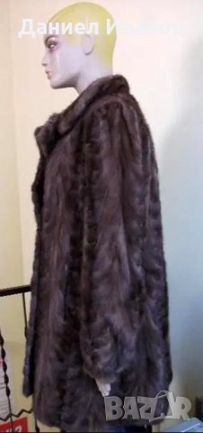 Палто от норка визон кафяво, снимка 4 - Палта, манта - 30935329