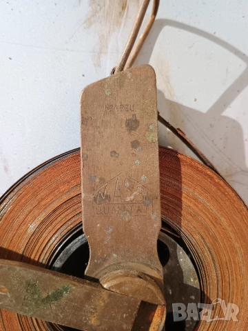  стара ролетка (измервателна лента)..MASS QUALITÄT.., снимка 4 - Антикварни и старинни предмети - 52537411