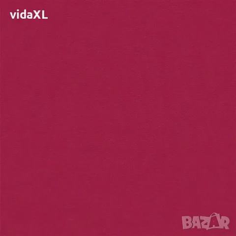 vidaXL Пейка с възглавници, виненочервена, 120,5x65x75 см, кадифе, снимка 7 - Дивани и мека мебел - 56147420