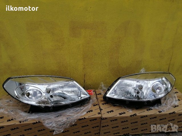 Dacia Sandero фарове Дачия Сандеро фар 2008 - хром дачиа