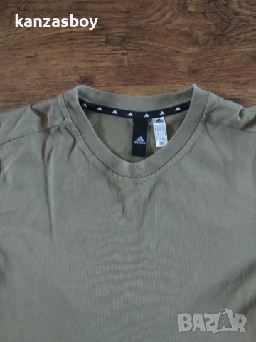 adidas Future Icons 3-Stripes Tee - Green - страхотна мъжка тениска КАТО НОВА, снимка 6 - Тениски - 40683445