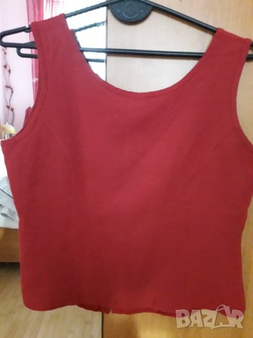 Лятна дамска блуза с копчета без ръкав, снимка 5 - Корсети, бюстиета, топове - 29368353