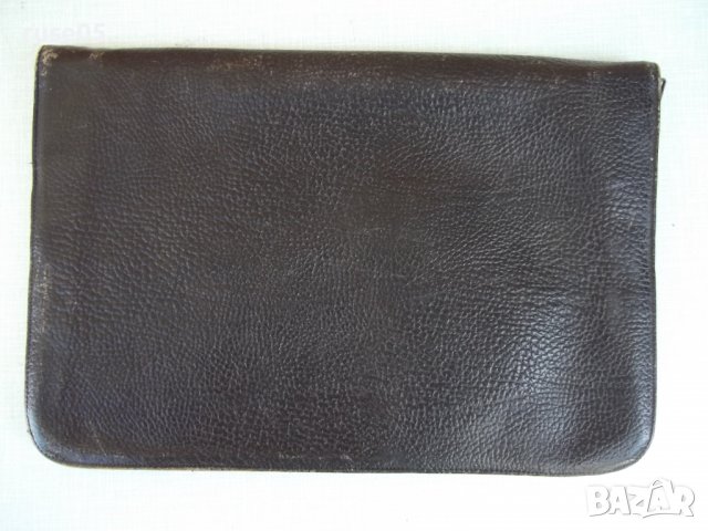 Папка стара кожена от ранния соц, снимка 2 - Други ценни предмети - 37608038