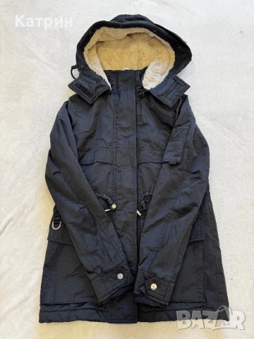 Зимно яке черно Bershka 