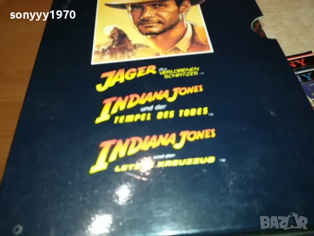ИНДИАНА ДЖОУНС-КОЛЕКЦИЯ Х3 VHS КАСЕТИ ОТ ГЕРМАНИЯ 2802250833LNWC, снимка 8 - Други жанрове - 49309161