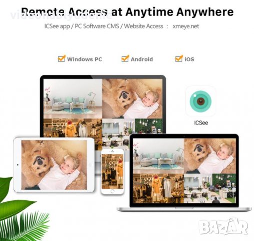 Super Ultra HD 5 MPx IR-CUT 3 АRRAY Метална Водоустойчива H.265 WI-FI IP Камера IP67 Защита mSD Слот, снимка 7 - IP камери - 31250197