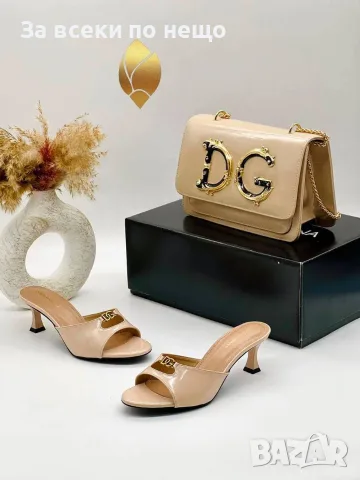 Dolce&Gabbana Дамски Чехли На Ток - Различни Цветове Код SEM-465, снимка 6 - Чехли - 55871543