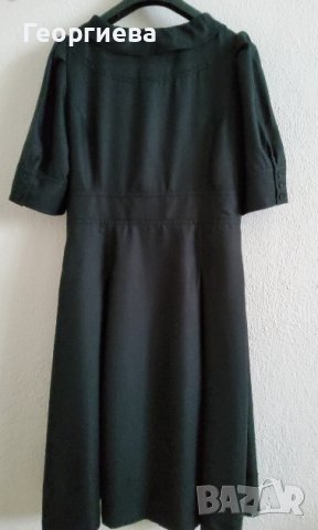 Черна рокля от популярна българска модна къща, снимка 4 - Рокли - 37801680