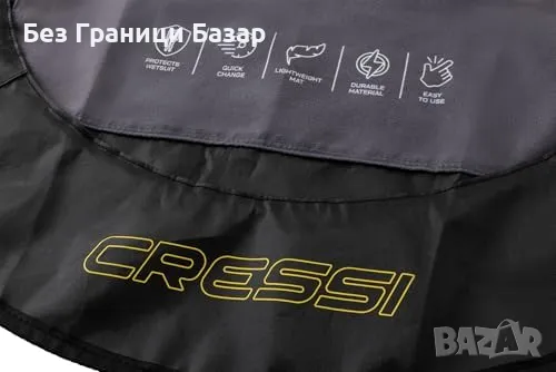 Нова CRESSI постелка за преобличане 70 см – компактна, лека, удобна за плаж, снимка 5 - Водни спортове - 49019500