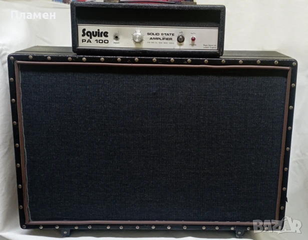 Усилвател Square PA100 (Английски) - 100 вата с кабинет Динакорд (Немски) от 60-те години.