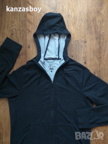 Nike Dri Fit Touch FZ - страхотно мъжко горнище М, снимка 3 - Спортни дрехи, екипи - 44422258