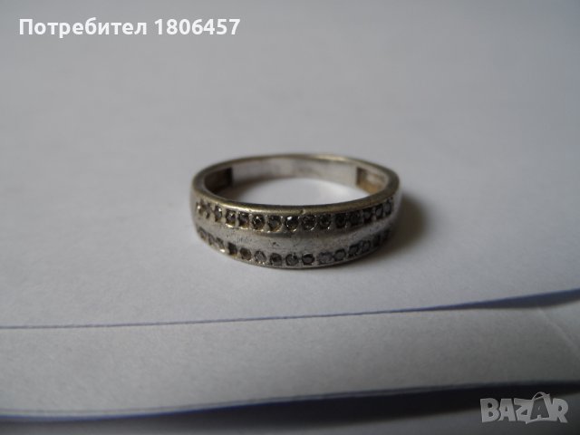 сребърен пръстен Ж, снимка 6 - Пръстени - 42046820