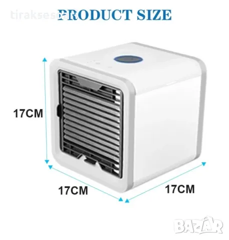 НОВ Портативен Мини преносим климатик за охлаждане с LED 7 цвята , снимка 2 - Аксесоари и консумативи - 50129099