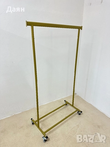 Етажерка за дрехи с разтегателна горна релса SONGMICS, на колела, регулируема на ширина, 45x(92-132), снимка 6 - Етажерки - 52749122