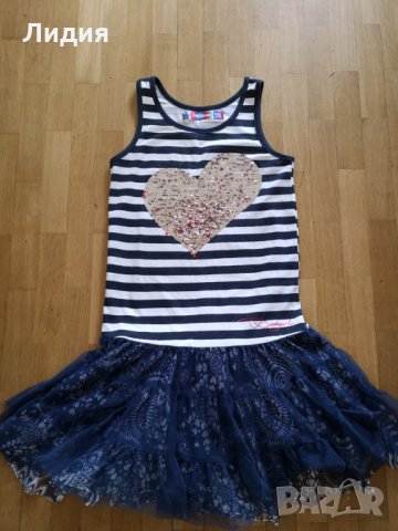  Рокля Desigual 11-12, снимка 3 - Детски рокли и поли - 25386382