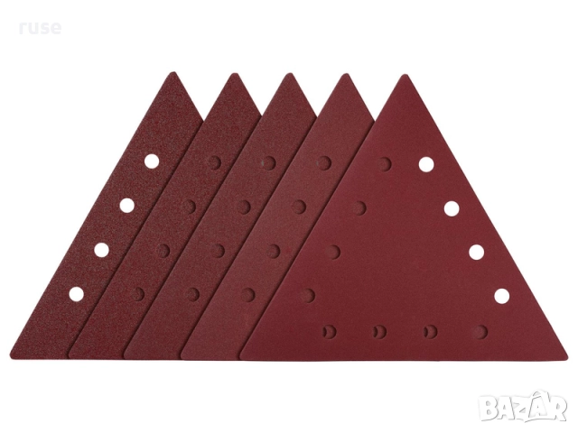 НОВИ!  Триъгълни шкурки Parkside 20 части за шлайфмашини 285мм, снимка 4 - Други инструменти - 51850900