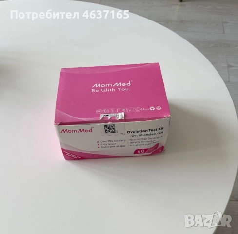 55x MomMed Тестове за овулация на ленти, снимка 2 - Медицински, стоматологични - 52233803