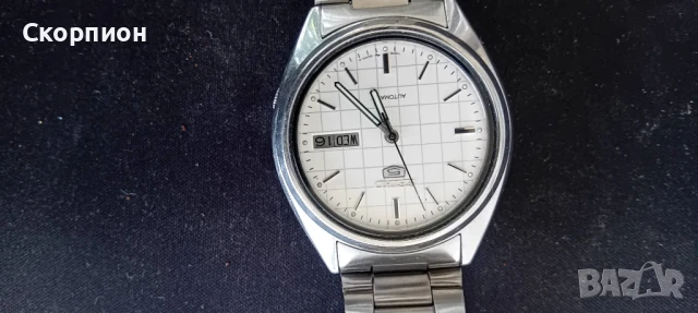 Мъжки ръчен часовник - SEIKO 5 - 21 РУБИНА - АВТОМАТИК - Made in JAPAN - ПРОМОЦИЯ, снимка 4 - Джобни - 51318349
