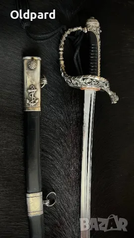 Френска морска офицерска сабя модел 1837/1958 г. , снимка 7 - Антикварни и старинни предмети - 47758602