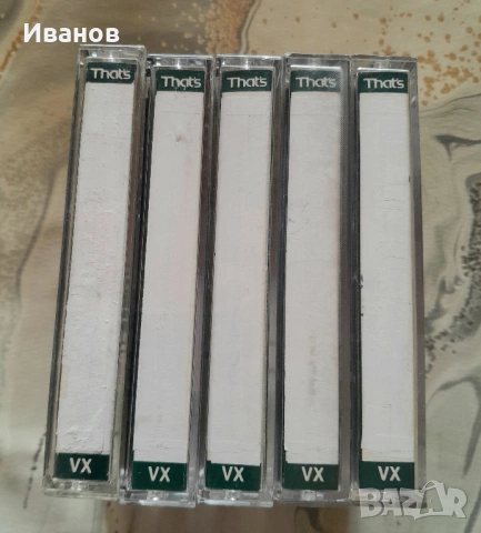 Аудио касети  THAT`S- VX  90 мин. - хром, снимка 3 - Аудио касети - 53985827