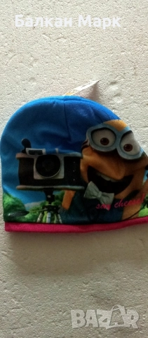 ОРИГИНАЛНИ ЗИМНИ ДЕТСКИ КОМПЛЕКТИ ШАПКА + РЪКАВИЦИ МИНЬОНИ, различни мотиви и цветове , снимка 2 - Шапки, шалове и ръкавици - 52086756
