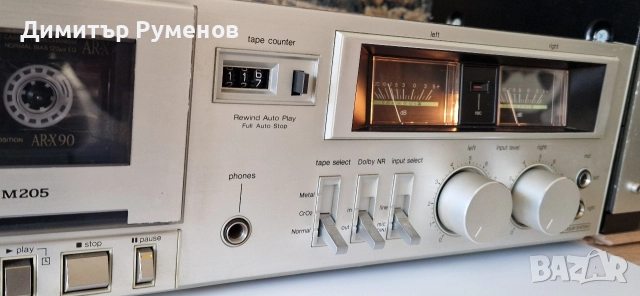 Касетен дек Technics RS-M205, снимка 3 - Декове - 52942350
