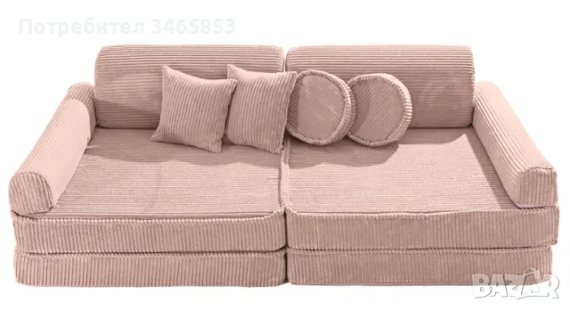 Диван за детска стая 160x80cм. - Диван за игра за деца, Montessori Детски диван с функция сън , снимка 4 - Мебели за детската стая - 49186203