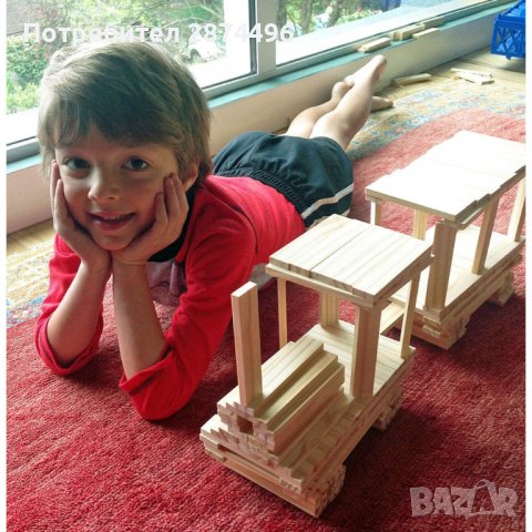 3669 дървен конструктор, снимка 8 - Образователни игри - 36738731