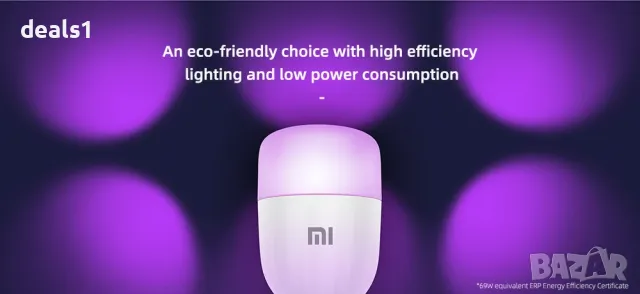 Xiaomi Mi Интелигентна LED Крушка Essential E27, снимка 4 - Крушки - 47865783