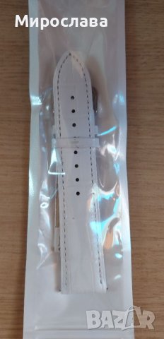 Кожена каишка 22 мм. от ЕСТ. КОЖА за смарт часовник Xiaomi, Samsung, Huawei, снимка 6 - Смарт часовници - 39178265