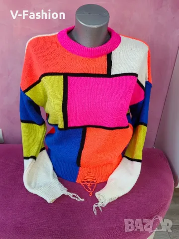 Дамски пуловер, снимка 3 - Блузи с дълъг ръкав и пуловери - 48135553