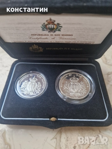 сребърни монети световното по футбол в САЩ 1994г, снимка 2 - Нумизматика и бонистика - 52343252