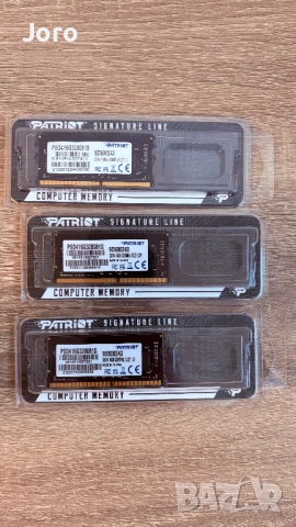 *Нови* Памети за лаптопи Patriot Signature 16GB DDR4 3200MHz, снимка 2 - Части за лаптопи - 54128256
