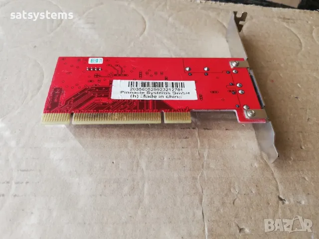  PCI 3-Port 1394 FireWire Adapter Card Pinnacle Booster 2B v1.0, снимка 8 - Други - 48131291