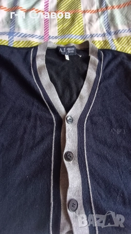 Жилетка ARMANI мъжка, S/M, снимка 4 - Пуловери - 52686455