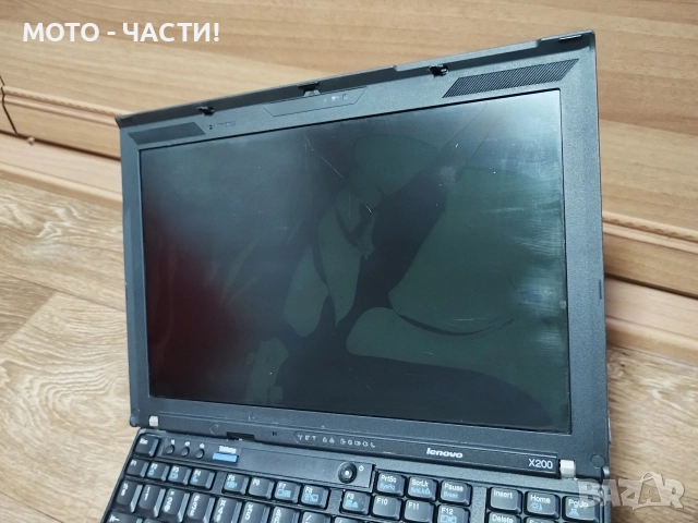 Лаптоп LENOVO ThinkPad X200 / ЗА СМЯНА НА ДИСПЛЕЙ ИЛИ ЗА ЧАСТИ! / БЕЗ ЗАРЯДНО! , снимка 6 - Части за лаптопи - 52922420