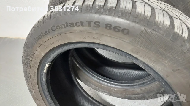 Continental Wintercontact 205 55 16 , снимка 3 - Гуми и джанти - 51346012