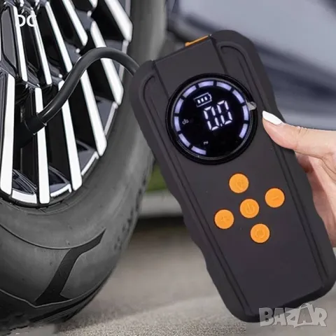  Стартерно устройство с компресор за гуми и фенер 3 в 1, снимка 2 - Аксесоари и консумативи - 48700954