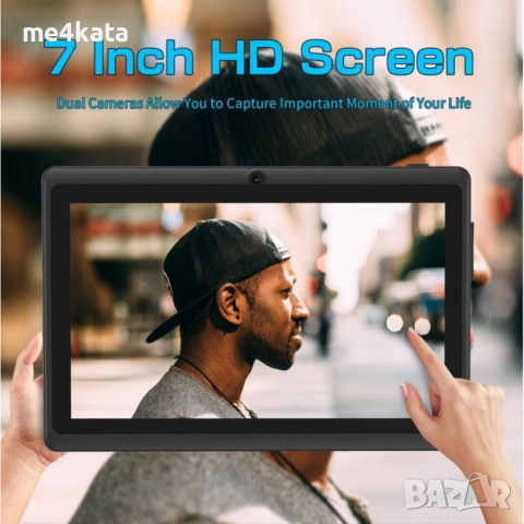 Таблет K7 Pro – 7 инча, 4GB RAM, 32GB ROM, Android 13, WiFi, Bluetooth, Черен, снимка 5 - Друга електроника - 52671355