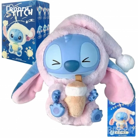 Miniso Stitch в пижама – колекционерска фигурка 15 см, снимка 6 - Фигурки - 51459147