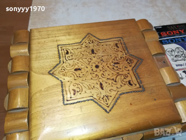 ДЪРВЕНА КУТИЯ 3005251527, снимка 4 - Антикварни и старинни предмети - 50485173