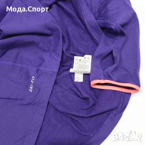 Nike Pro 665885 1/2 Microfleece Оригинален Микрополар Блуза Полар Отвор за Палец (XL), снимка 6 - Блузи с дълъг ръкав и пуловери - 38984405