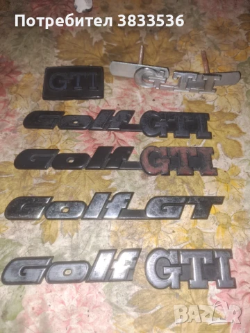 Емблеми Golf Gt , Golf Gti , снимка 6 - Части - 51221994