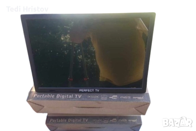 Преносим цифров телевизор Perfect TV с вградена Li-Polymer батерия, снимка 3 - Телевизори - 52489278