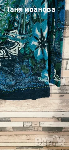 Desigual XL-дамска блуза (А-241), снимка 4 - Блузи с дълъг ръкав и пуловери - 56533496