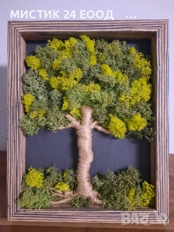 Картина Дървото на Живота със Скандинавски мъх , снимка 4 - Картини - 52256950